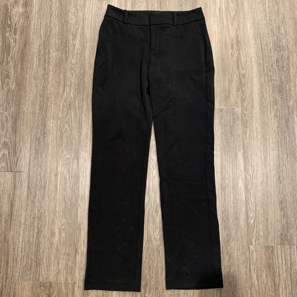Merona Black Stretchy Classic Bootcut Dress Pants